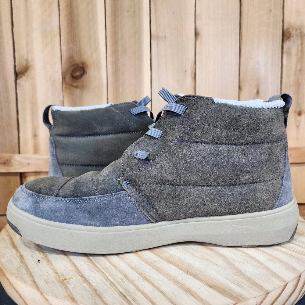 Stio Colter Mid Boots Mens 11 Gray‎ Suede Insulated Winter Snow Casual Outdoor